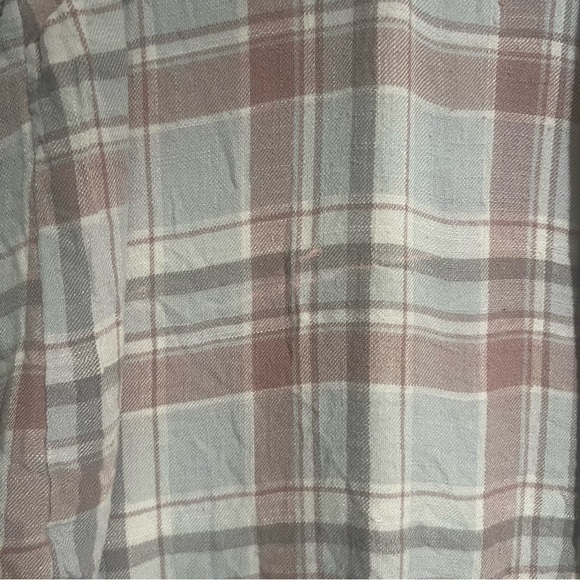 Torrid Plaid Short Sleeve Top size 2 - Picture 6 of 6